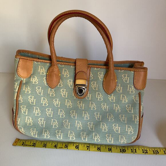 Dooney & Bourke Vintage Satchel DB Monogram - Picture 12 of 13